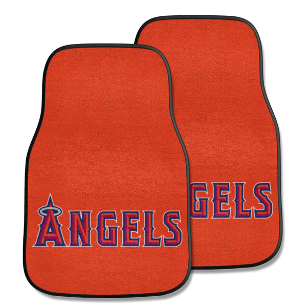 MLB - Los Angeles Angels 2-pc Carpet Car Mat Set with Angels Logo