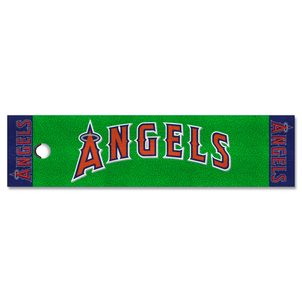 MLB - Los Angeles Angels Putting Green Mat with Angels Logo