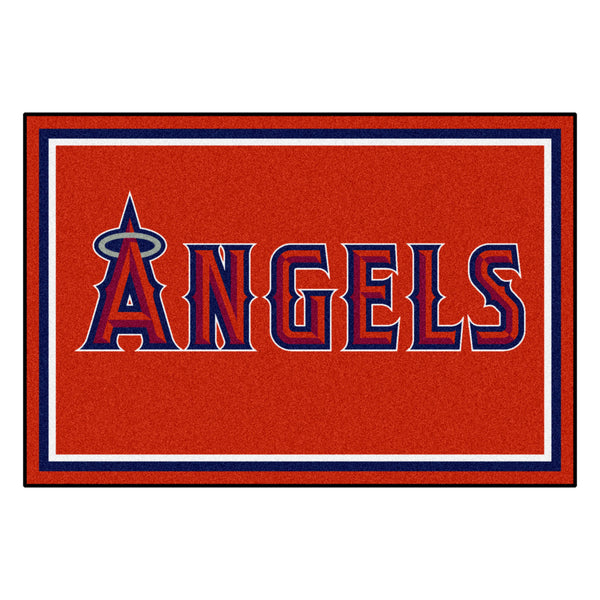 MLB - Los Angeles Angels 5x8 Rug with Angels Logo