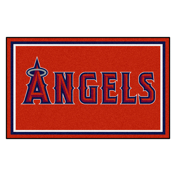 MLB - Los Angeles Angels 4x6 Rug with Angels Logo