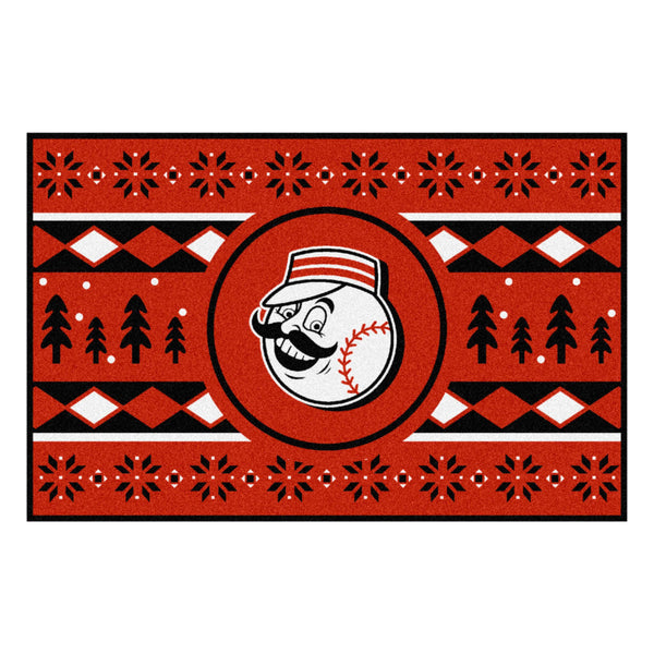 MLB - Cincinnati Reds Starter Mat - Holiday Sweater
