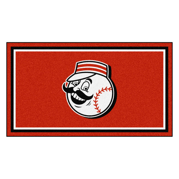 MLB - Cincinnati Reds 3x5 Rug with Symbol Logo
