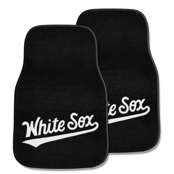 MLB - Chicago White Sox 2-pc Carpet Car Mat Set with Name Logo