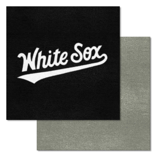 MLB - Chicago White Sox Team Carpet Tiles with Name Logo