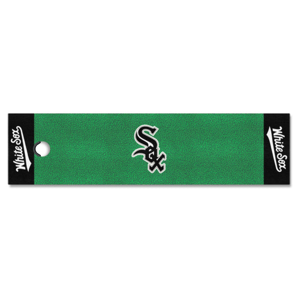 MLB - Chicago White Sox Putting Green Mat with Symbol Logo & Name