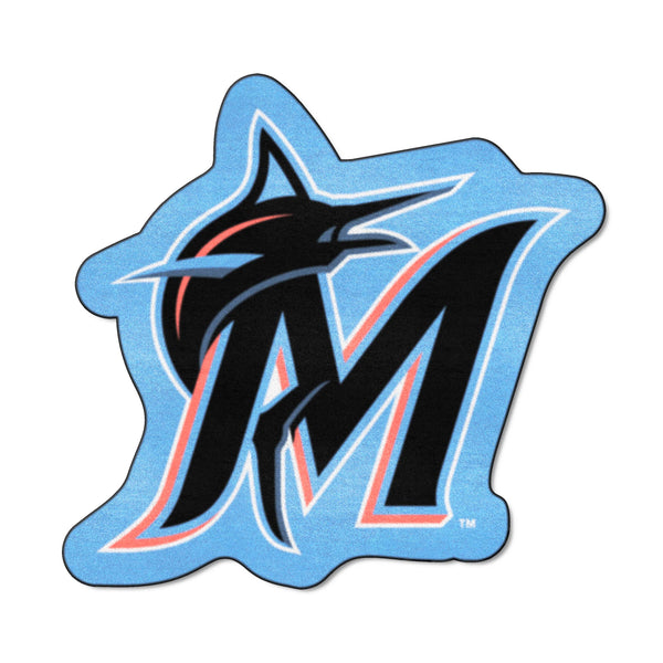 MLB - Miami Marlins Mascot Mat with M Logo