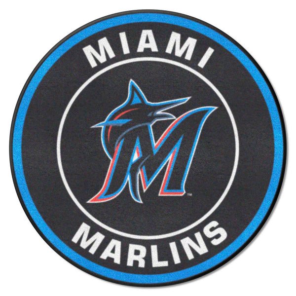 MLB - Miami Marlins Roundel Mat with M Logo