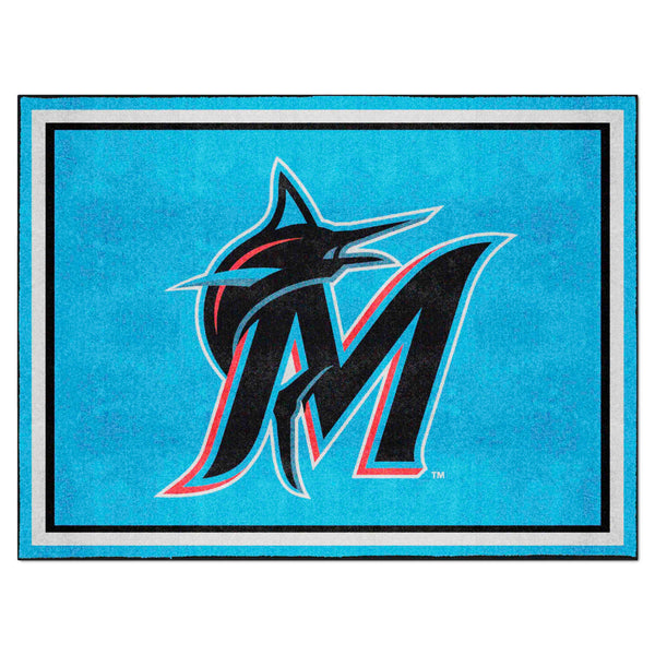 MLB - Miami Marlins 8x10 Rug with M Logo