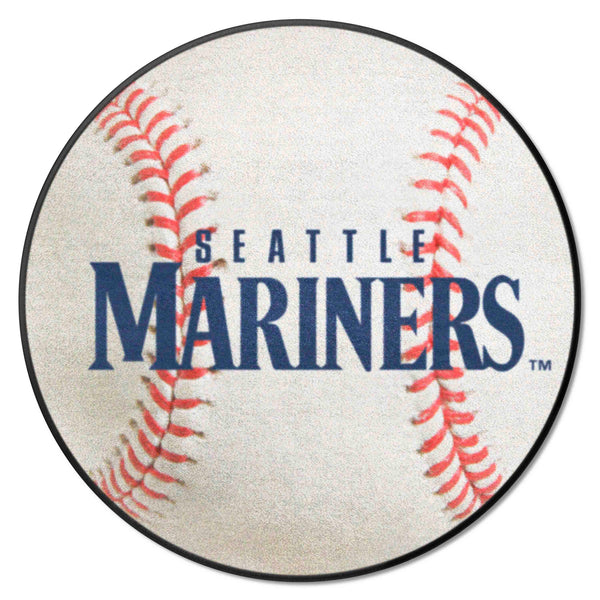 MLB - Seattle Mariners Baseball Mat with SM Logo