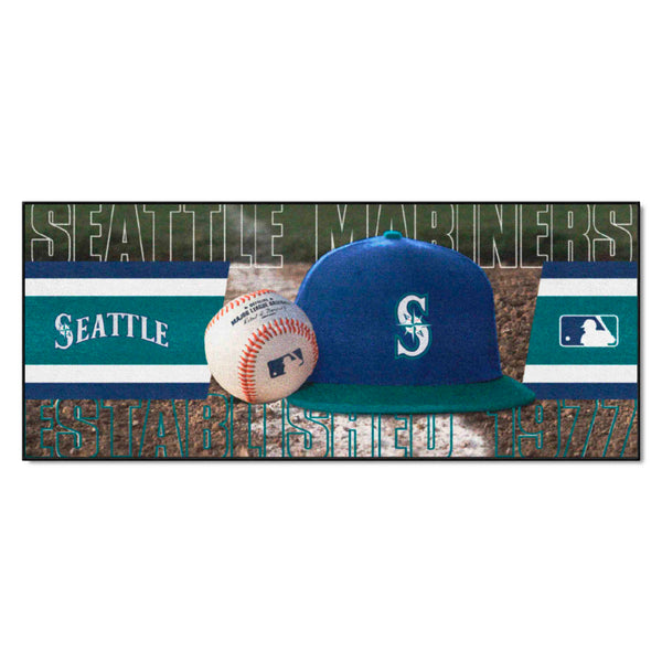 MLB - Seattle Mariners Baseball Runner with S Logo