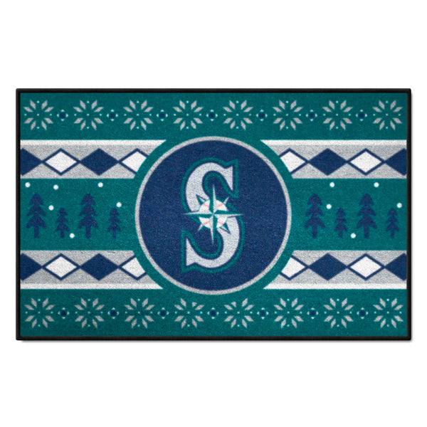 MLB - Seattle Mariners Starter Mat - Holiday Sweater