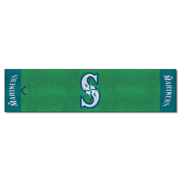 MLB - Seattle Mariners Putting Green Mat with S Logo