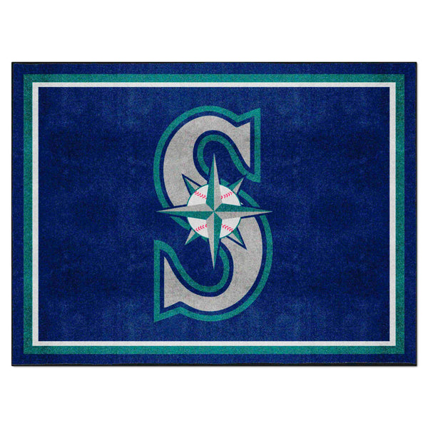 MLB - Seattle Mariners 8x10 Rug with S Logo