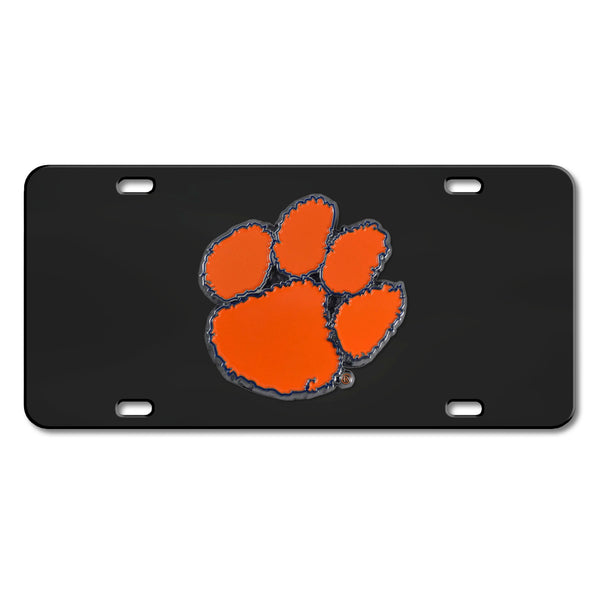 Clemson University Black Diecast License Plate