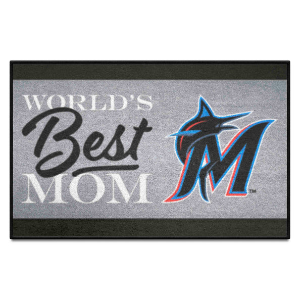 MLB - Miami Marlins Starter Mat - World's Best Mom