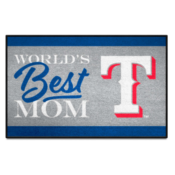 MLB - Texas Rangers Starter Mat - World's Best Mom