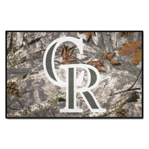 MLB - Colorado Rockies Starter Mat - Camo