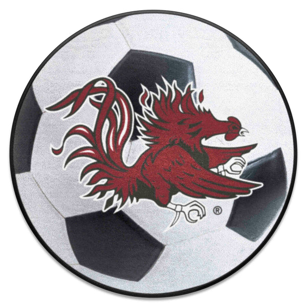 University of South Carolina Soccer Ball Mat with Gamecocks Logo