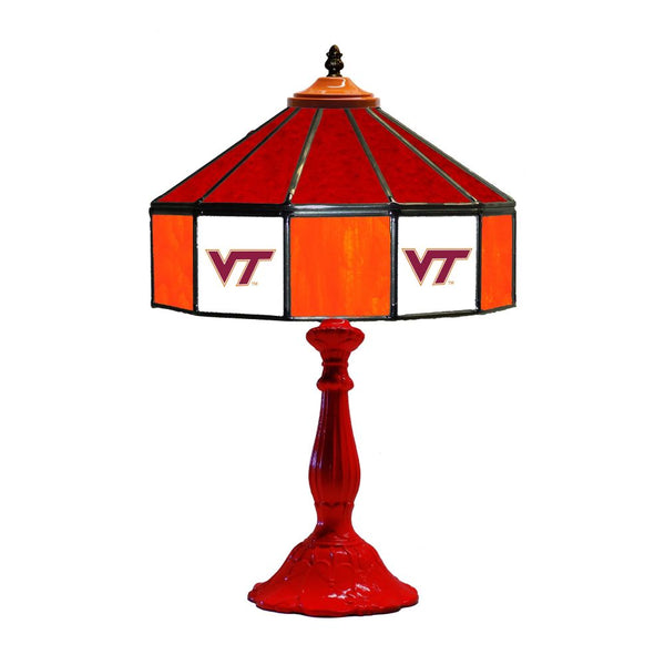 Virginia Tech Hokies 21 inch Glass Table Lamp