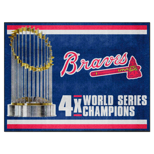 MLB - Atlanta Braves Dynasty 8x10 Rug