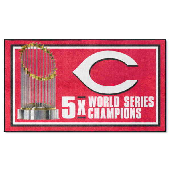 MLB - Cincinnati Reds Dynasty 3x5 Rug