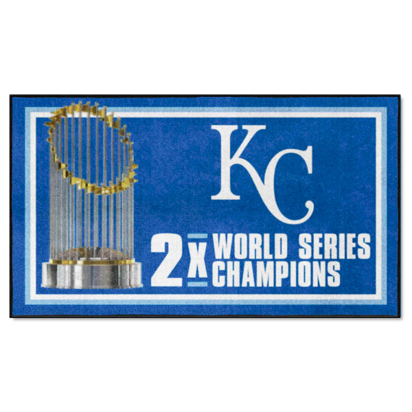 MLB - Kansas City Royals Dynasty 3x5 Rug