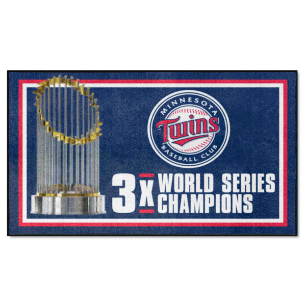 MLB - Minnesota Twins Dynasty 3x5 Rug