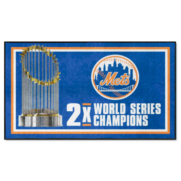 MLB - New York Mets Dynasty 3x5 Rug