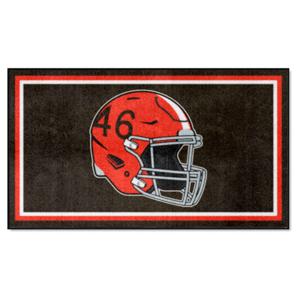 NFLV - Cleveland Browns 3x5 Rug  - Retro