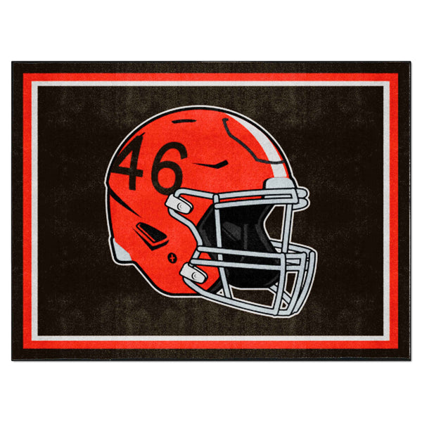 NFLV - Cleveland Browns 8x10 Rug  - Retro