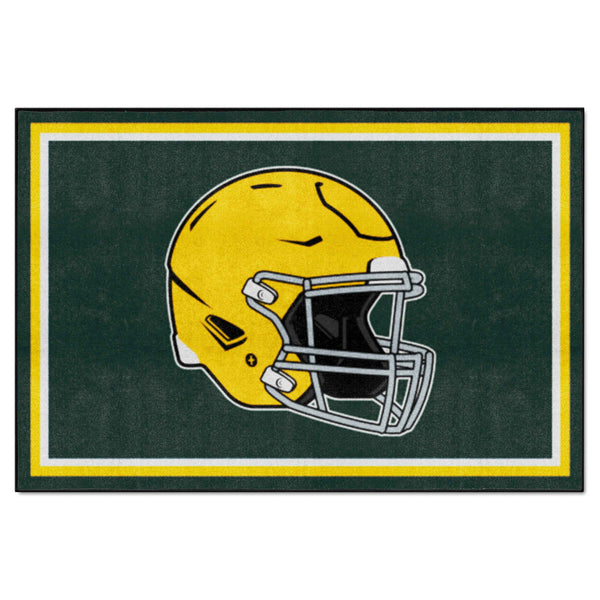 NFLV - Green Bay Packers 5x8 Rug  - Retro