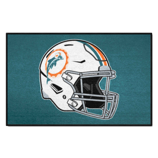 NFLV - Miami Dolphins Starter Mat  - Retro