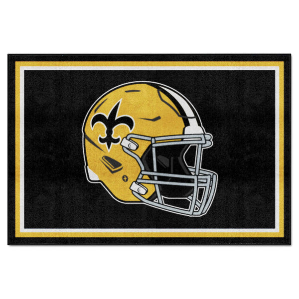 NFLV - New Orleans Saints 5x8 Rug  - Retro