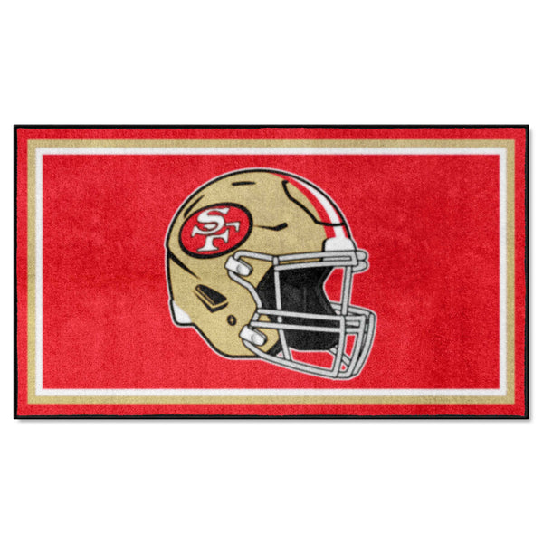 NFLV - San Francisco 49ers 3x5 Rug  - Retro