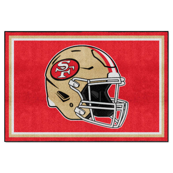 NFLV - San Francisco 49ers 5x8 Rug  - Retro