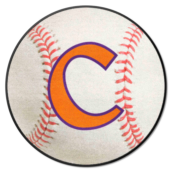 Clemson University Baseball Mat with C Logo