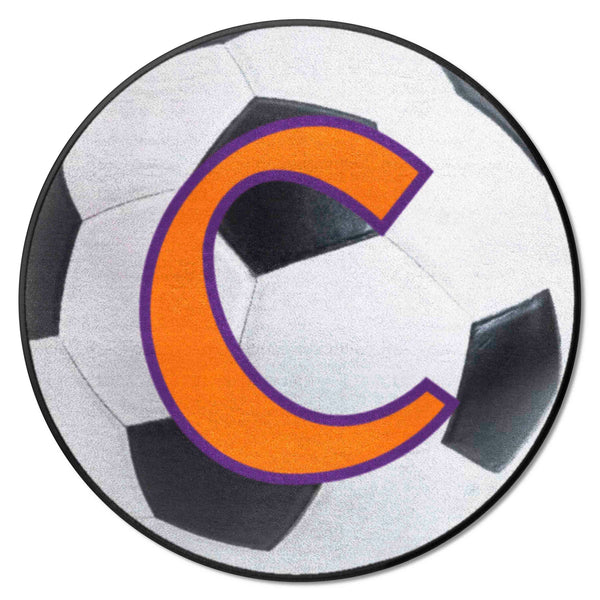 Clemson University Soccer Ball Mat with C Logo