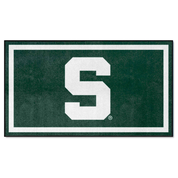 Michigan State University 3x5 Rug with S Logo