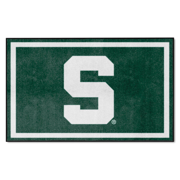 Michigan State University 4x6 Rug with S Logo