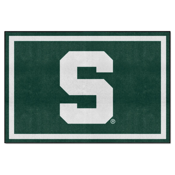 Michigan State University 5x8 Rug with S Logo