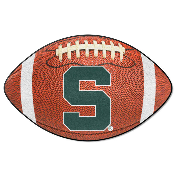 Michigan State University Football Mat with S Logo