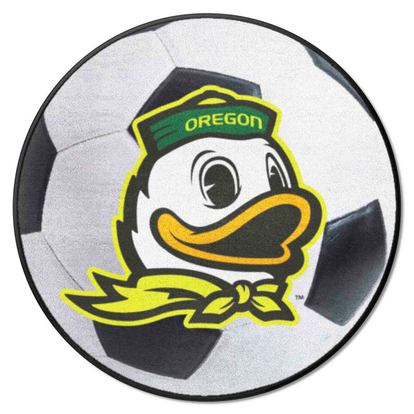 University of Oregon Soccer Ball Mat with Oregon Ducks Logo