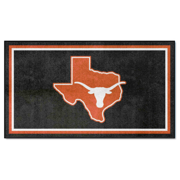University of Texas 3x5 Rug with Longhorns Symbol Logo