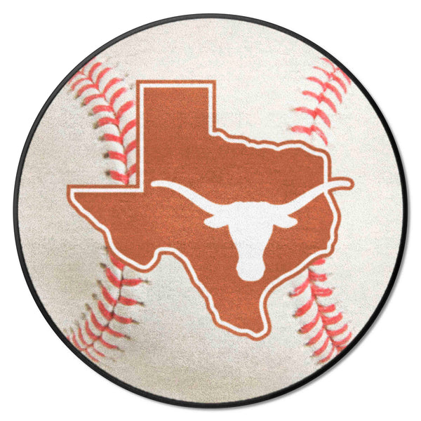 University of Texas Baseball Mat with Longhorns Symbol Logo
