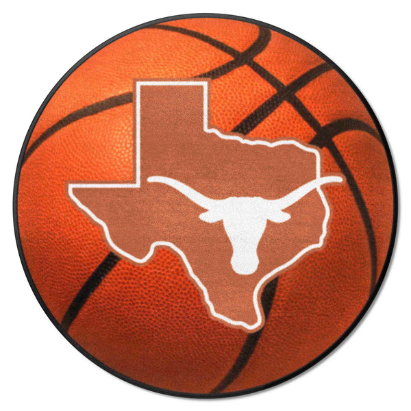 University of Texas Basketball Mat with Longhorns Symbol Logo