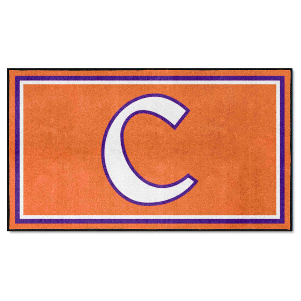 Clemson University 3x5 Rug with C Logo