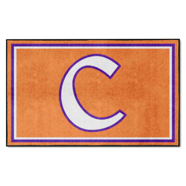 Clemson University 4x6 Rug with C Logo