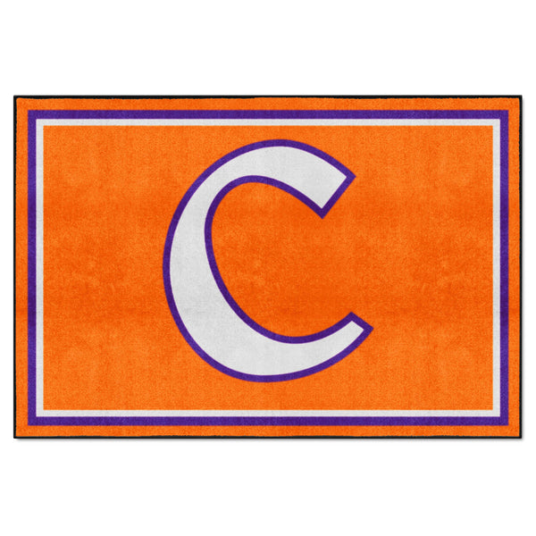 Clemson University 5x8 Rug with C Logo