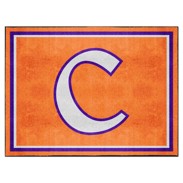 Clemson University 8x10 Rug with C Logo