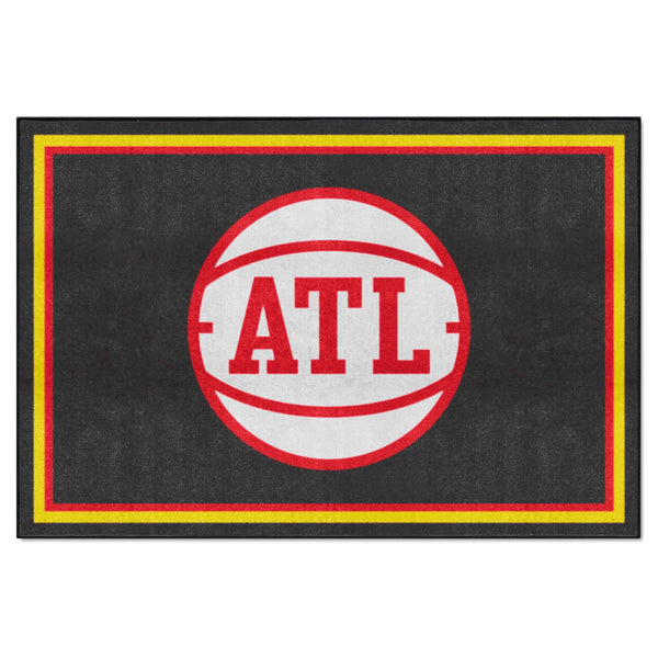 NBA - Atlanta Hawks 5x8 Rug with ATL Logo